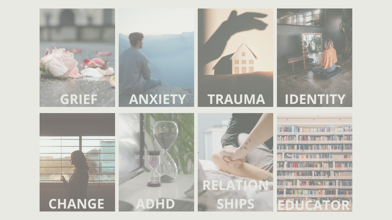 Specialties Anxiety Relationships Trauma Grief ADHD Identity Family